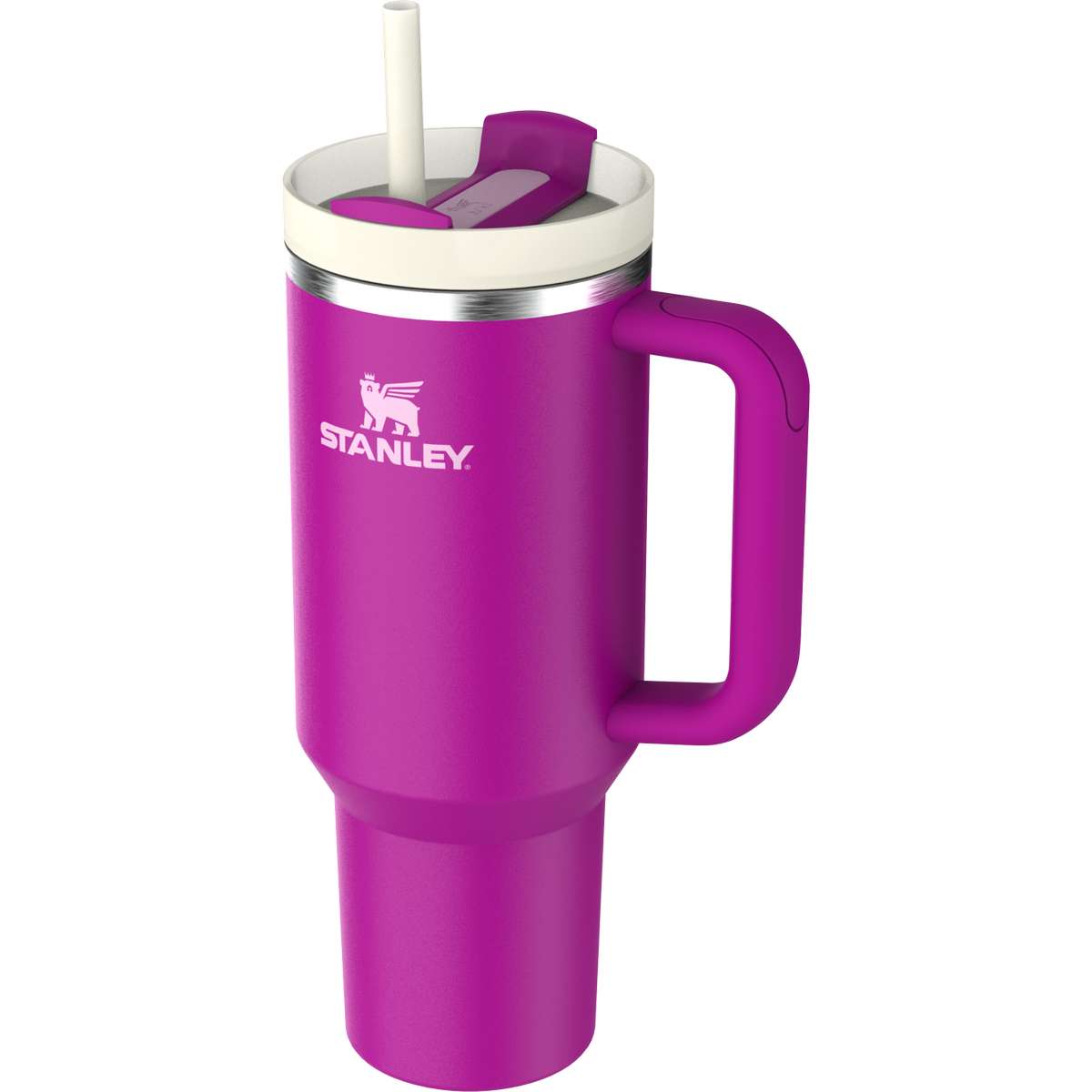 Stanley Quencher H2.0 FlowState Handled Tumbler Ανοξείδωτο BPA Free 1.18lt Violet Blossom